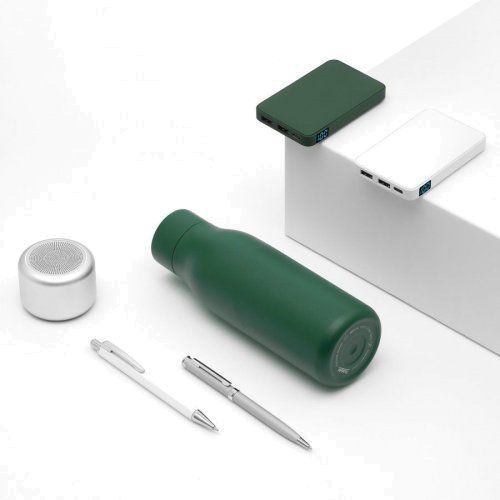 Беспроводная колонка Пэшн (Passion) 80dB 600 mAh (Bluetooth 5.4), серебряная