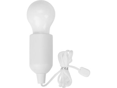 Портативная лампа на шнурке Pulli, белый
