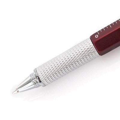 Ручка с мультиинструментом SAURIS, черный, пластик, металл