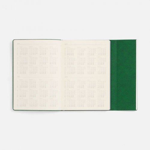 Ежедневник Petrus Flap, недатированный, зеленый