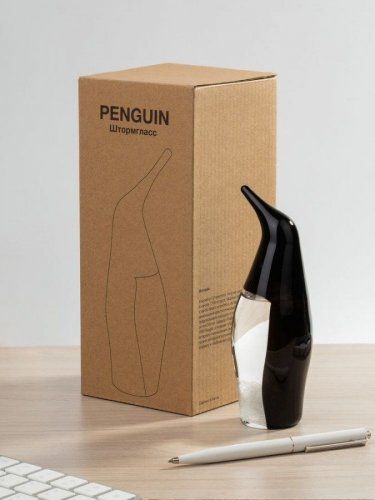 Штормгласс Penguin, черный