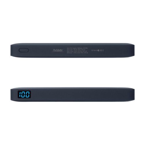 Внешний аккумулятор с подсветкой Анкор Плюс PD (Ancor PD Plus) 10000 mAh, синий