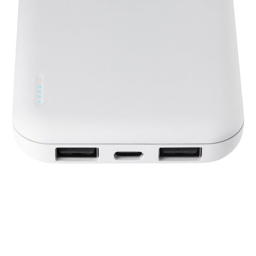 Внешний аккумулятор с подсветкой Люче (Luce) 10000 mAh, белый