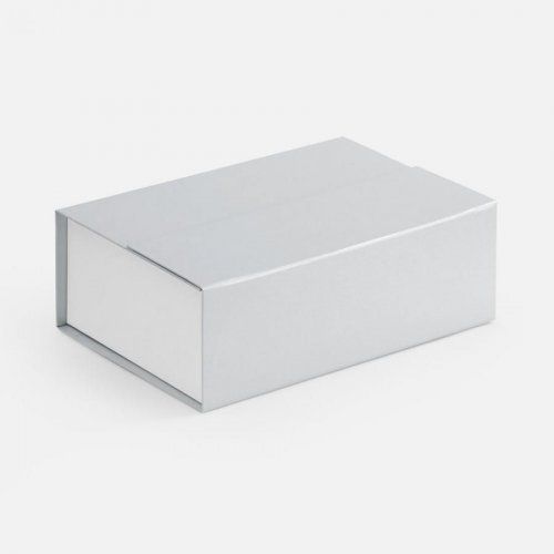 Коробка Bicolor Case, белая с серым