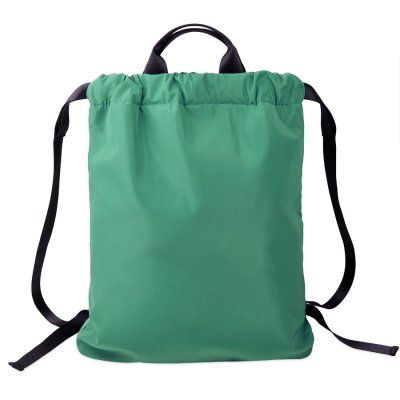Рюкзак RUN, зелёный, 48х40см, 100% нейлон