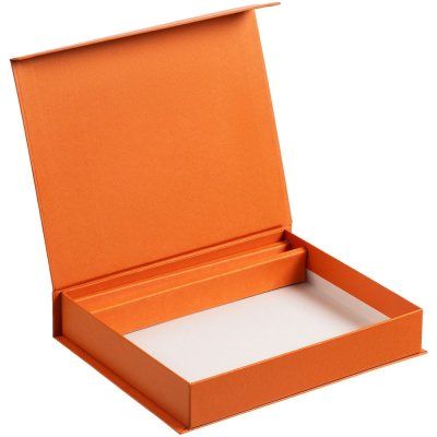 Коробка Duo под ежедневник и ручку, оранжевая