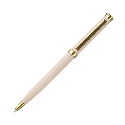 Шариковая ручка Benua, бежевая/позолота