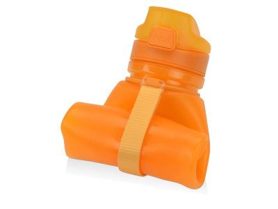Складная бутылка Твист 500мл, оранжевый