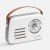 Bluetooth-колонка с радио Retronica, белая
