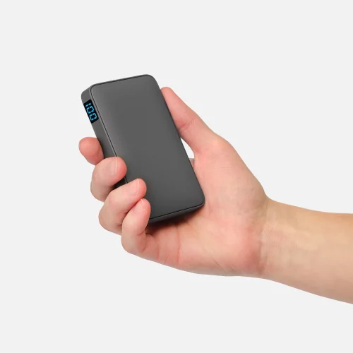 Внешний аккумулятор с подсветкой Анкор (Ancor) 5000 mAh, серый