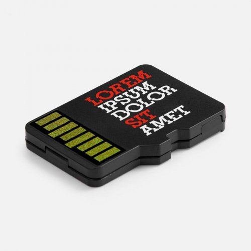 Органайзер для карт памяти и SIM с кардридером Multitask, черный