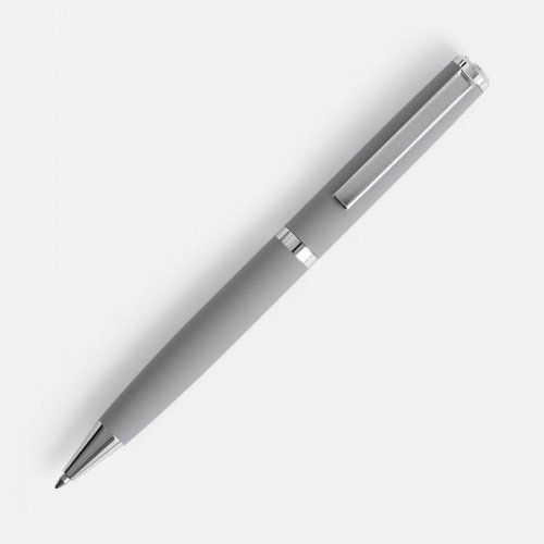 Ручка шариковая Inkish Chrome в футляре, серая